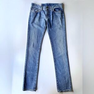 Loomstate Flux 100% Organic Cotton Straight Leg Jeans Mist Wash 26 Made in USA